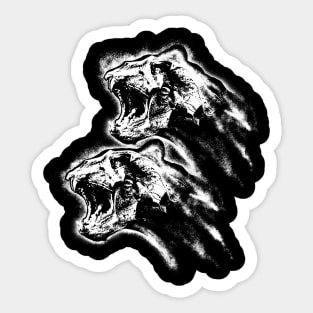 Tiger Head Sticker